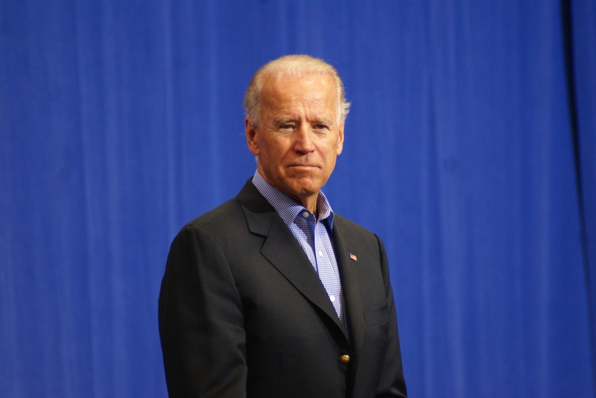 Picture of Joe Biden onstage